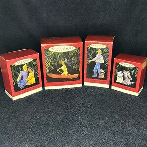 Disney’s “Pocahontas Collection” by Hallmark. 4 ornaments, complete nearly new